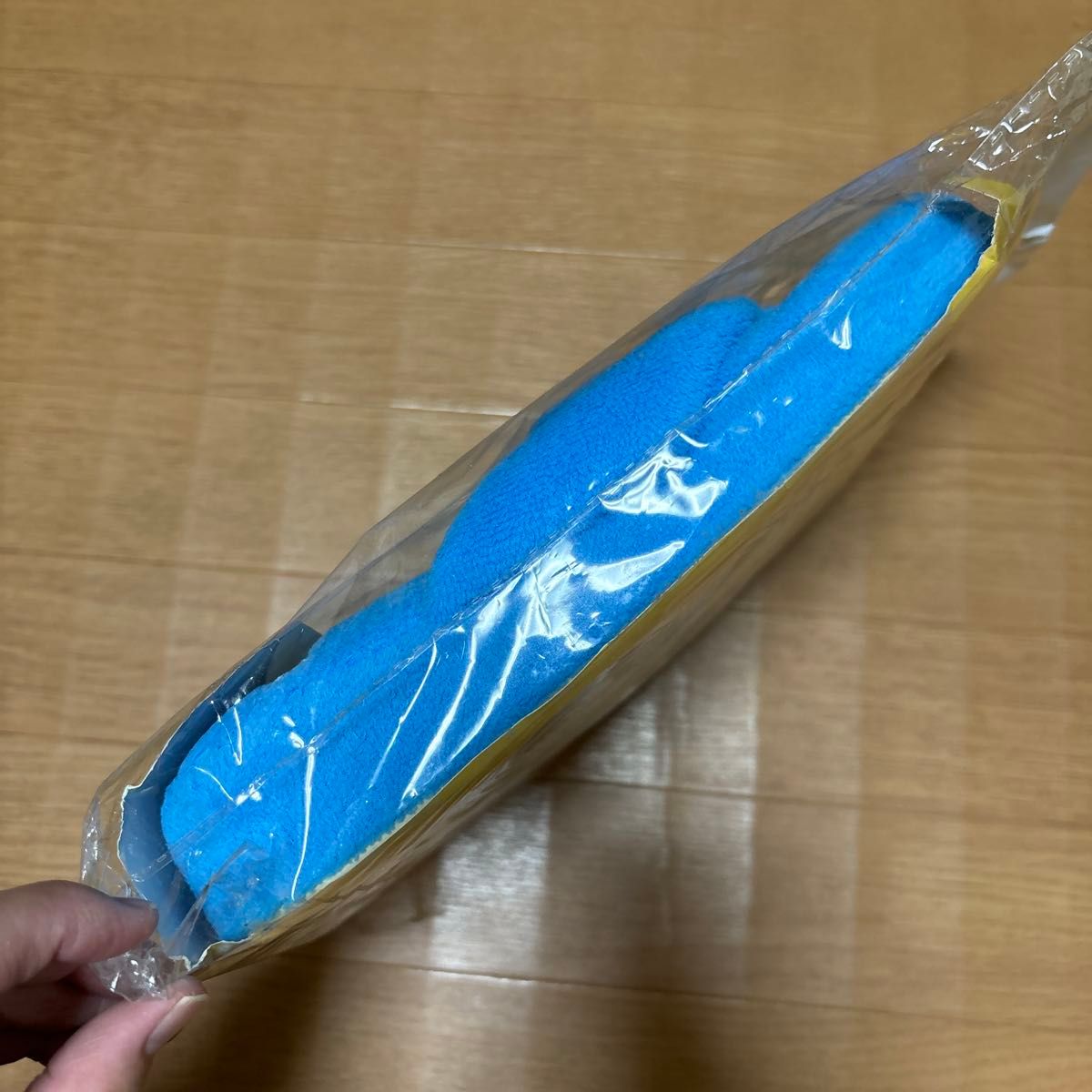 【新品・未使用】リラックマ5本指スリッパ　青色