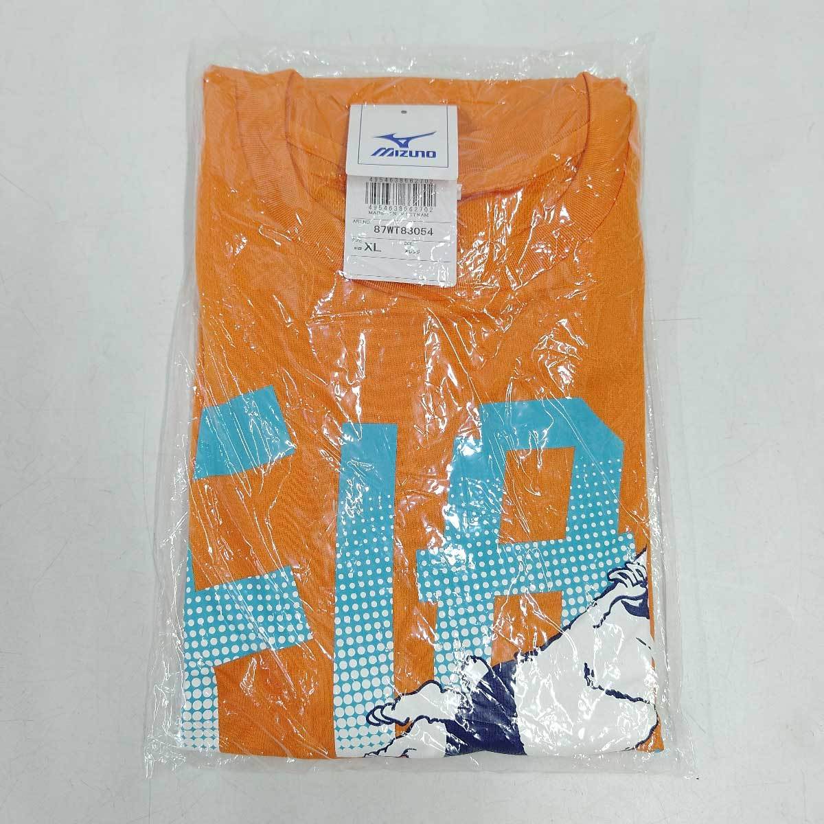 【中古・未使用品】ミズノ 競泳 FIA マスターズ 2018 スイミング チャンピオンシップ ドライシャツ Tシャツ XL ユニセックス MIZUNO 水泳の画像5