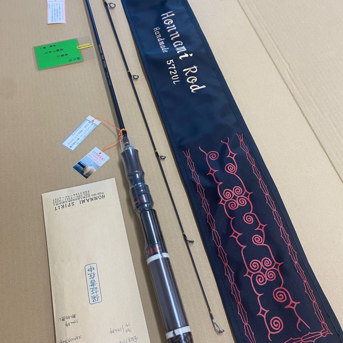 ラスト1本 新品】ホンナミ ロッド 572UL SOP スピニング仕様 ラスト1本 新品】ホンナミ ロッド 572UL SOP スピニング仕様