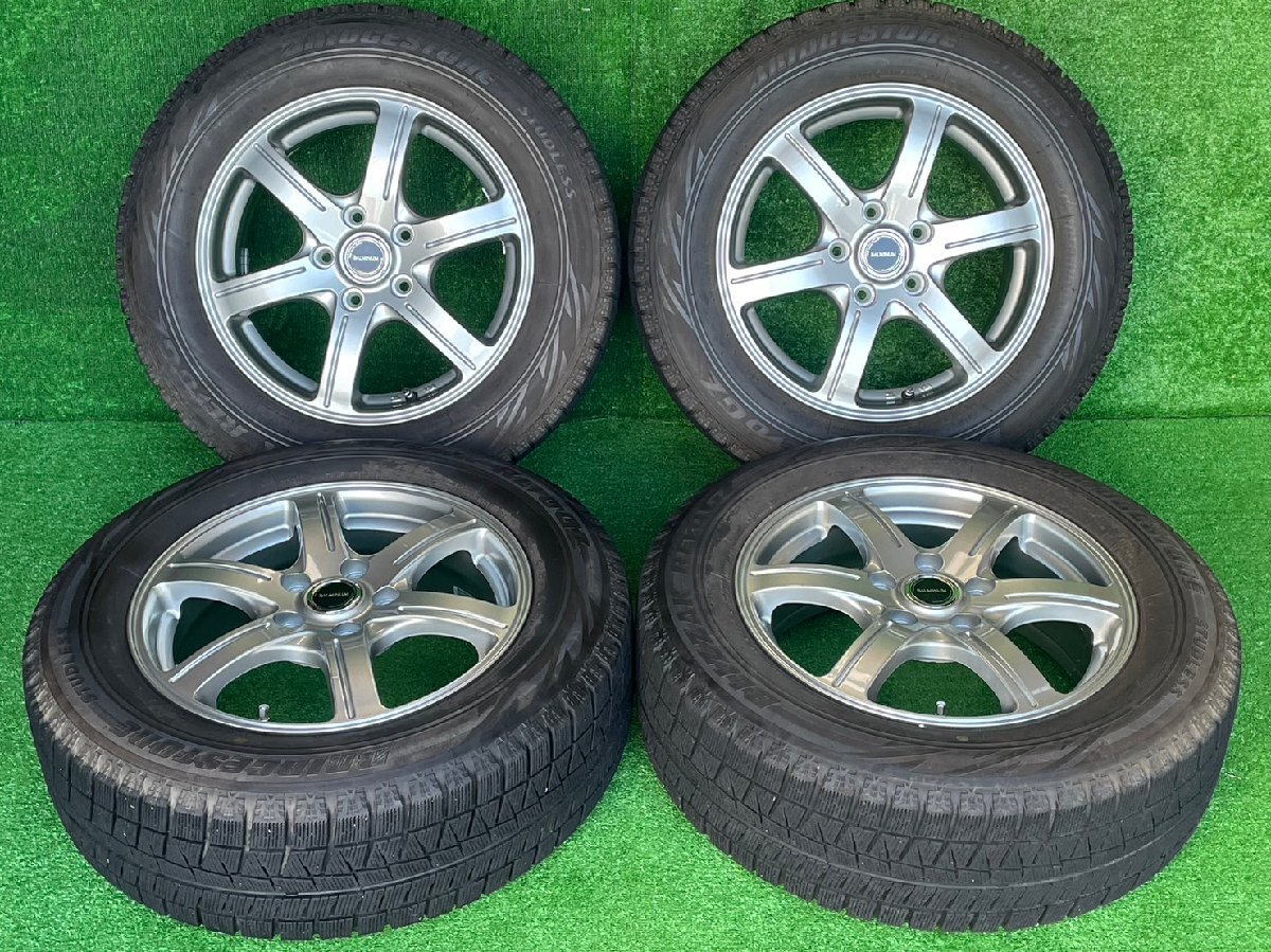 ★美品　■BS製16インチアルミホイール　2014年製BRIDGESTONE BLIZZAK REVO GZ　215/60R16 95Q　4本セット_画像2