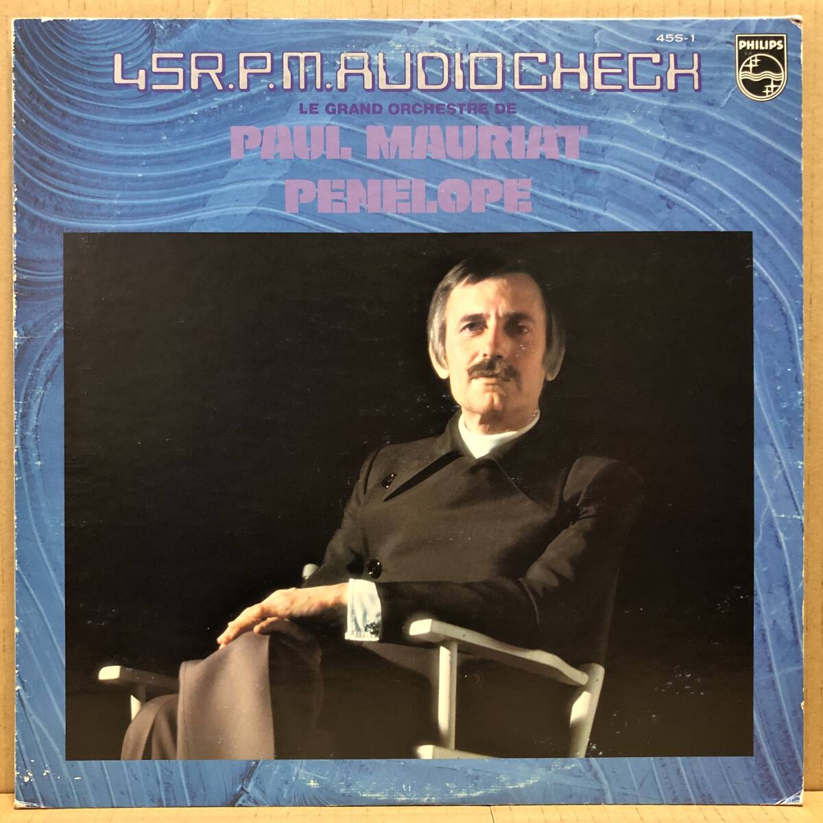 ポールモーリア PAUL MAURIAT PENELOPE 45S-1 高音質45回転 LP 45RPM オーディオチェックシリーズ_画像1
