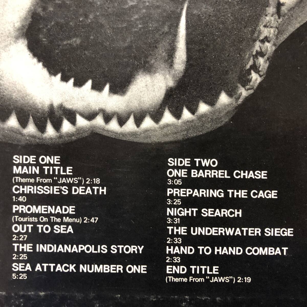 OST JAWS LP MCA-7166 日本盤_画像2