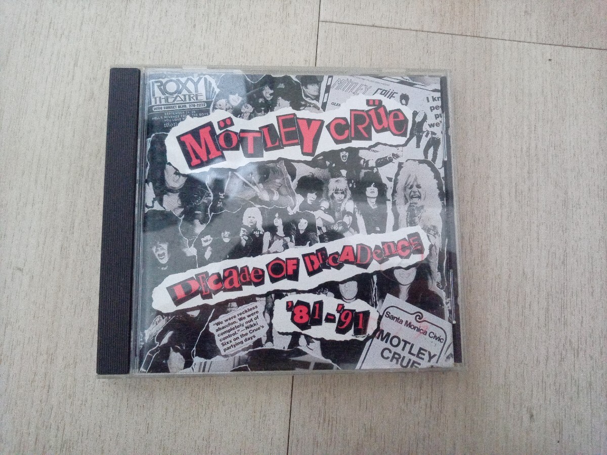 Motley Crue L．Aメタル　アルバム　Decade of Decadence '81-'91　モトリー・クルー_画像1