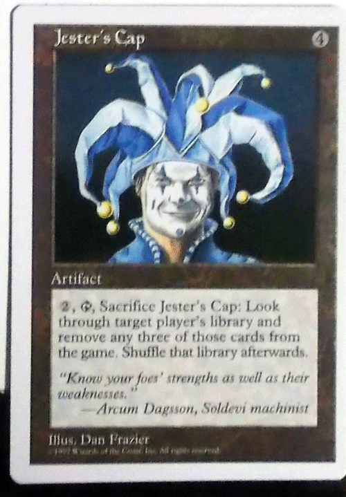 ＭTG英語/Jester's Cap(道化の帽子)/第五版/レア_画像1