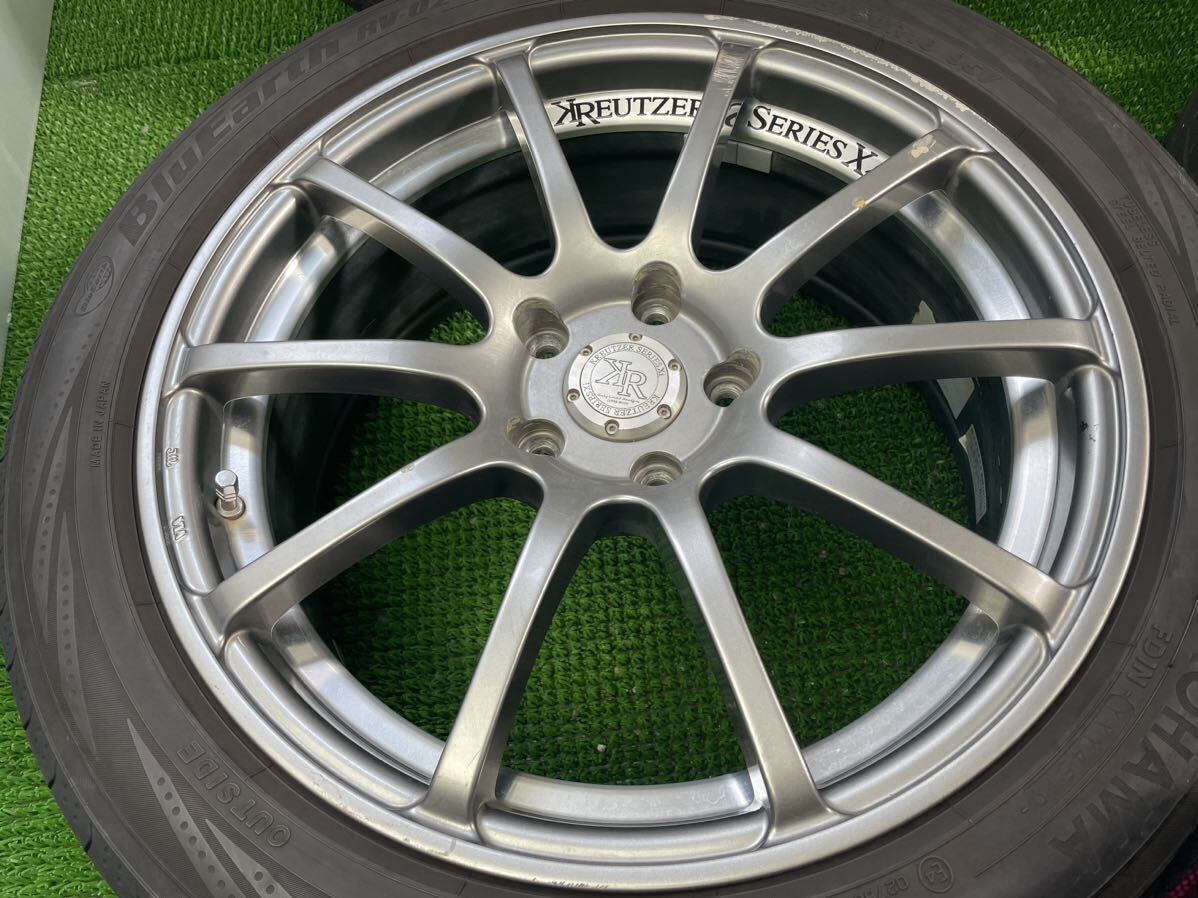 KREUTZER SERIES Xi 18インチ 7.5j +50 5穴/114.3 ヨコハマ BluEarth RV02 225/50R18 95V 2019年 4本 ヴェゼル オデッセイ 等の画像6