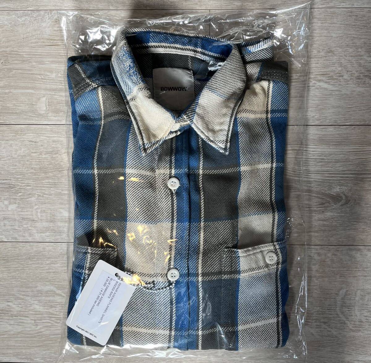 BOWWOW REPAIR AGEING FLANNEL SHIRTS L バウワウ ダメージ ネルシャツ_画像7