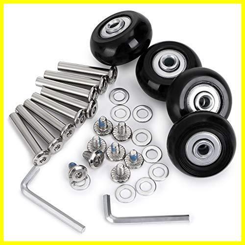 [ limitation! special price!] shopping Cart Carry xk42 suitcase caster exchange exchange tire kit quiet sound wheel 4 piece set Sumnacon