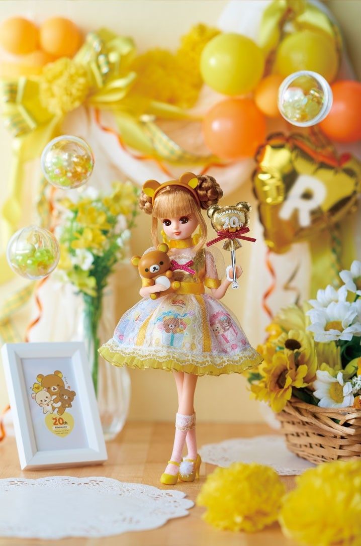 新品未開封リカ スタイリッシュドールコレクション リラックマ アニバーサリースタイル リラックマ20周年 ドール フィギュア