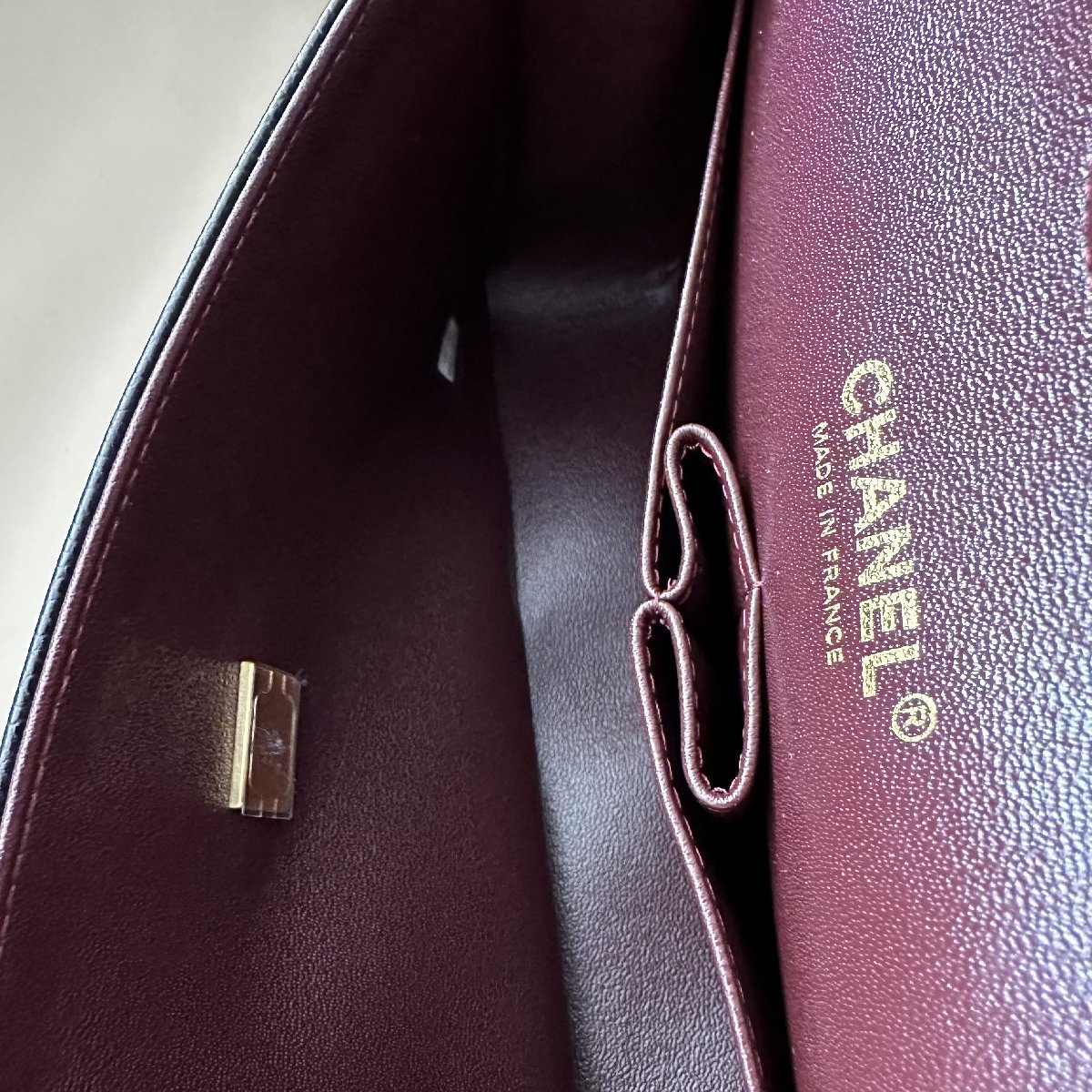 新品未使用 ◆CHANEL シャネル◆ A01112 キャビアスキン ダブルフラップマトラッセ ハンド チェーンショルダーバッグ レディースの画像8