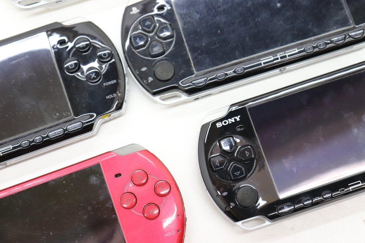 25JD●SONY PSP プレイステーション・ポータブル PSP-1000×2 PSP-2000×2 PSP-3000×6 計10台 まとめ売り 動作未確認 ジャンク_画像9