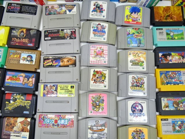 17MS●任天堂 レトロゲームソフト まとめ売り ジャンク 動作未確認 Nintendo 64 ファミコン DS ゲームボーイ スーパーファミコン マリオの画像5