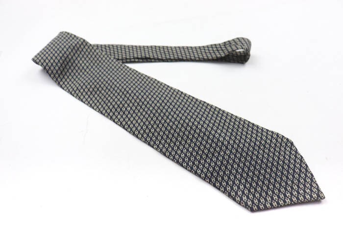 joru geo Armani wool fine pattern pattern total pattern widetie Italy made brand necktie men's navy superior article GIORGIO ARMANI