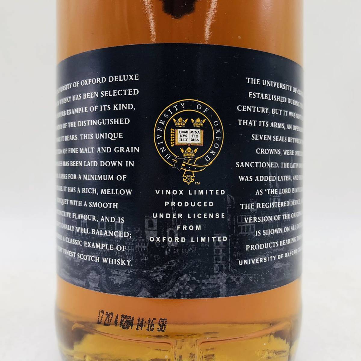 【未開栓】UNIVERSITY OF OXFORD 19年 オックスフォード大学 スコッチ ウイスキー 700ml 43％ WH46191_画像4