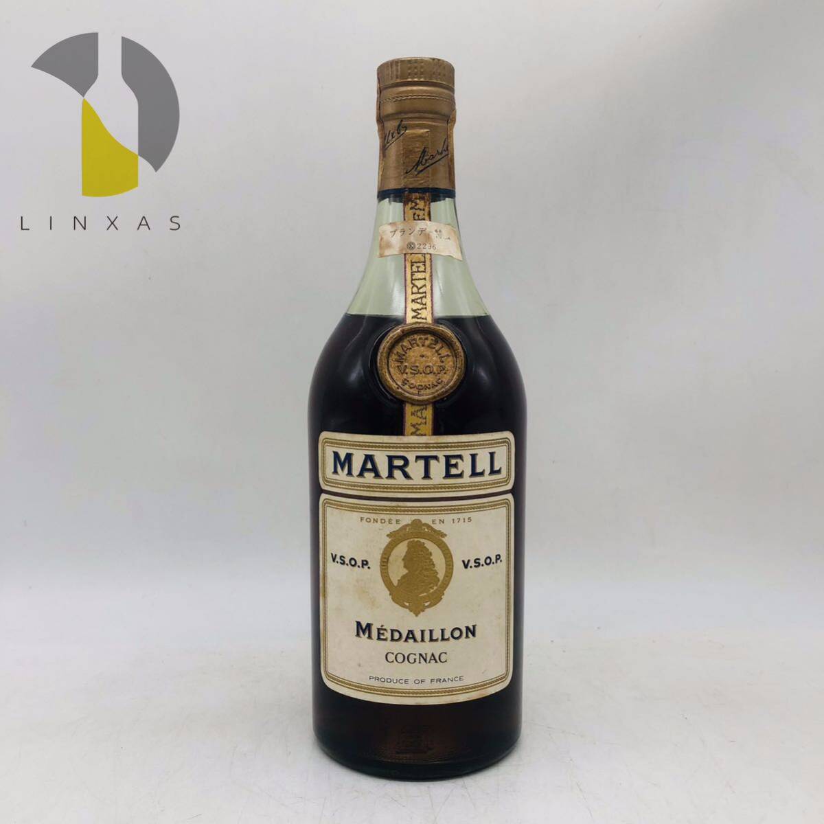 【未開栓】MARTELL マーテル メダイヨン vsop コニャック グリーンボトル 白ラベル 700ml 40% 洋酒 ブランデー メダリオン BR7875_画像1