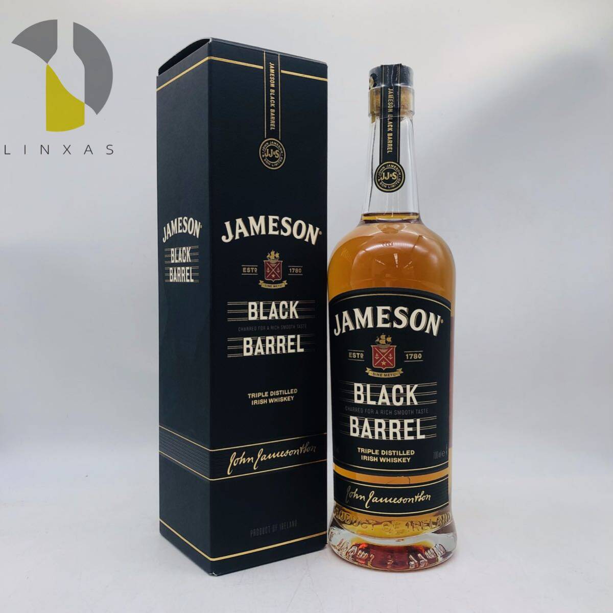 1円〜【未開栓】JAMESON ジェムソン ブラックバレル 700ml 40％ 箱付き アイリッシュ ウイスキー WH47489の画像1