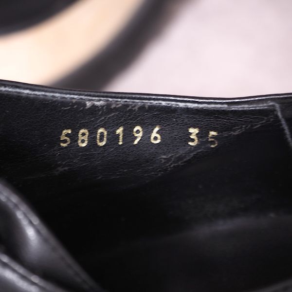 4-ZB051 ステラマッカートニー STELLA McCARTNEY エリスプラットフォーム スター 厚底靴 ブラック 35 レディース_画像9