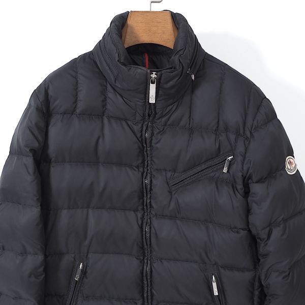 4-YB036 モンクレール MONCLER ダウンジャケット ブラック サイズ3 正規品 メンズ_画像2