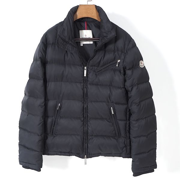 4-YB036 モンクレール MONCLER ダウンジャケット ブラック サイズ3 正規品 メンズ_画像1