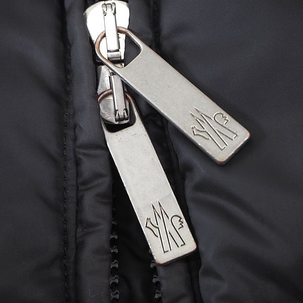 4-YB036 モンクレール MONCLER ダウンジャケット ブラック サイズ3 正規品 メンズ_画像6