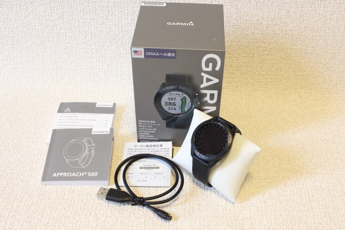 ジャンク GARMIN ガーミン APPROACH S60 アプローチ GPS ゴルフナビ ウォッチ 腕時計型の画像1