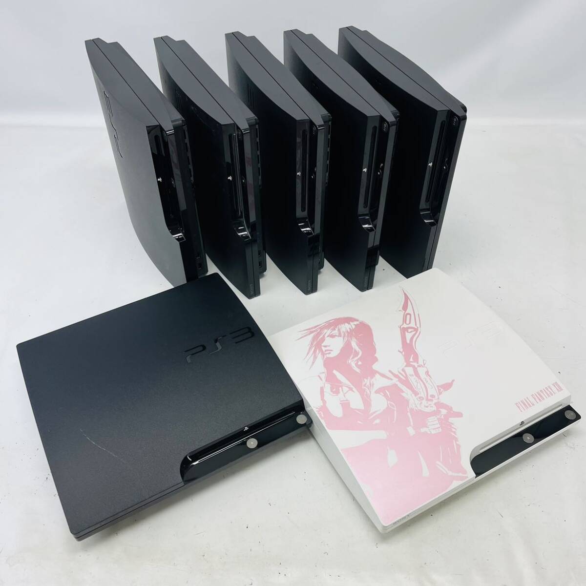 ☆大量・1円～☆ PS3 薄型 本体 CECH-2100A 2500A 2000B まとめて 7台 セット ジャンク 動作未確認 SONY プレステ3 まとめ売り ⑥_画像1