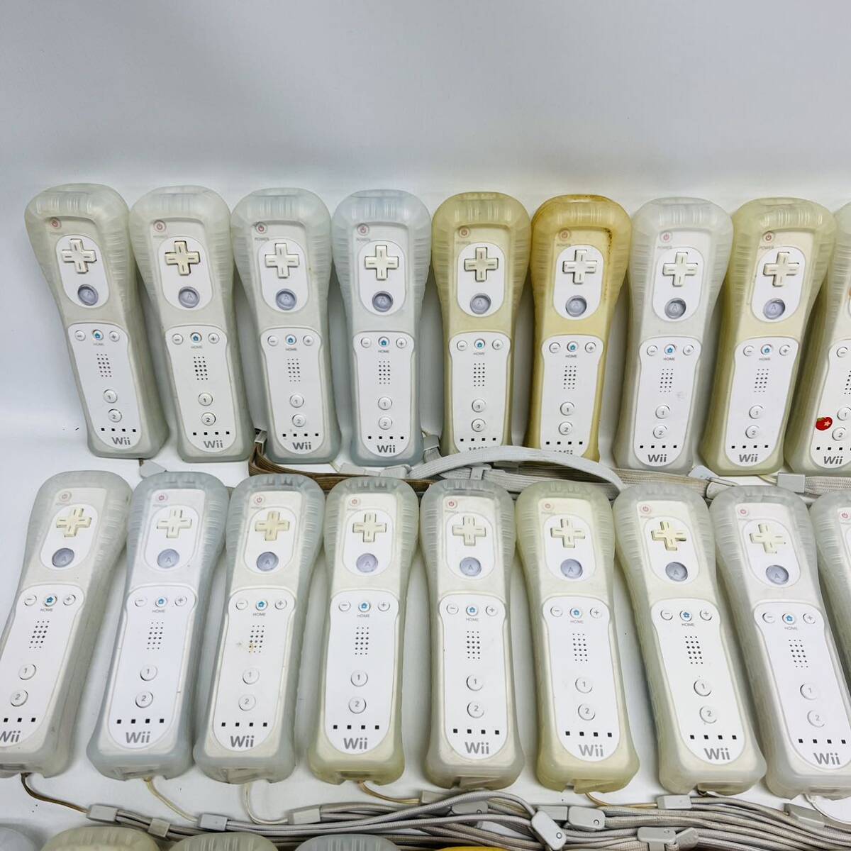 ☆大量・1円～☆ Nintendo Wii WiiU 対応 Wiiリモコン 本体 ジャケット付き まとめて 120個 セット 任天堂 ニンテンドー ジャンク ⑤_画像8