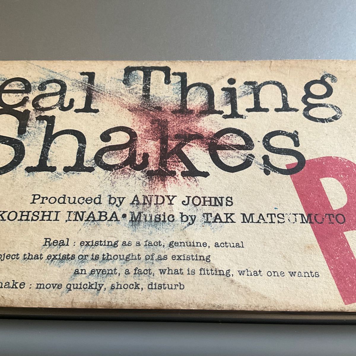 ◆◆ CD Real Thing Shakes/Bz ◆◆_画像1