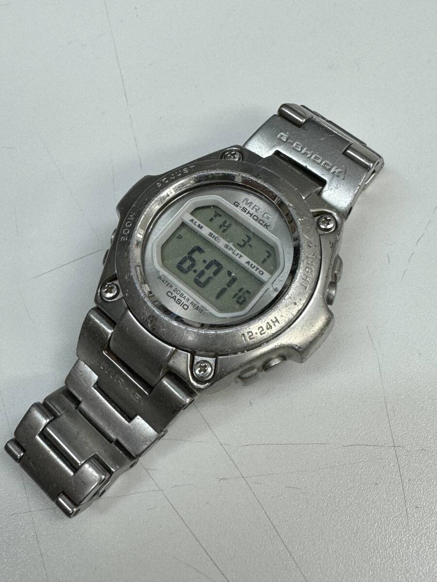 〈管24265〉【CASIO】カシオ G-SHOCK MR-G Gショック MRG-100 クオーツ デジタル メンズ 腕時計 動作品 中古現状品_画像1