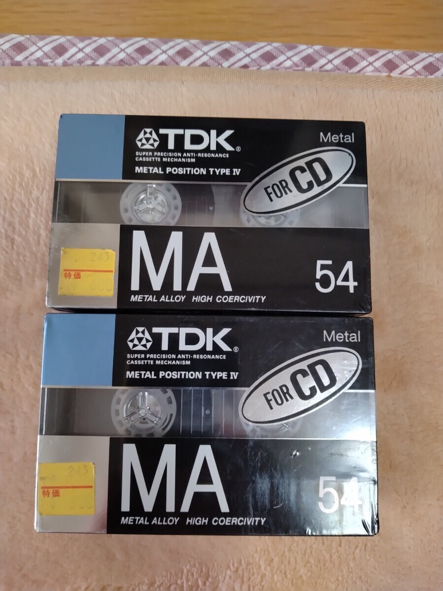新品TDK カセットテープ METAL メタルポジション４本 ハイポジション１本 他１本    オマケで中古クリーニングセットの画像2