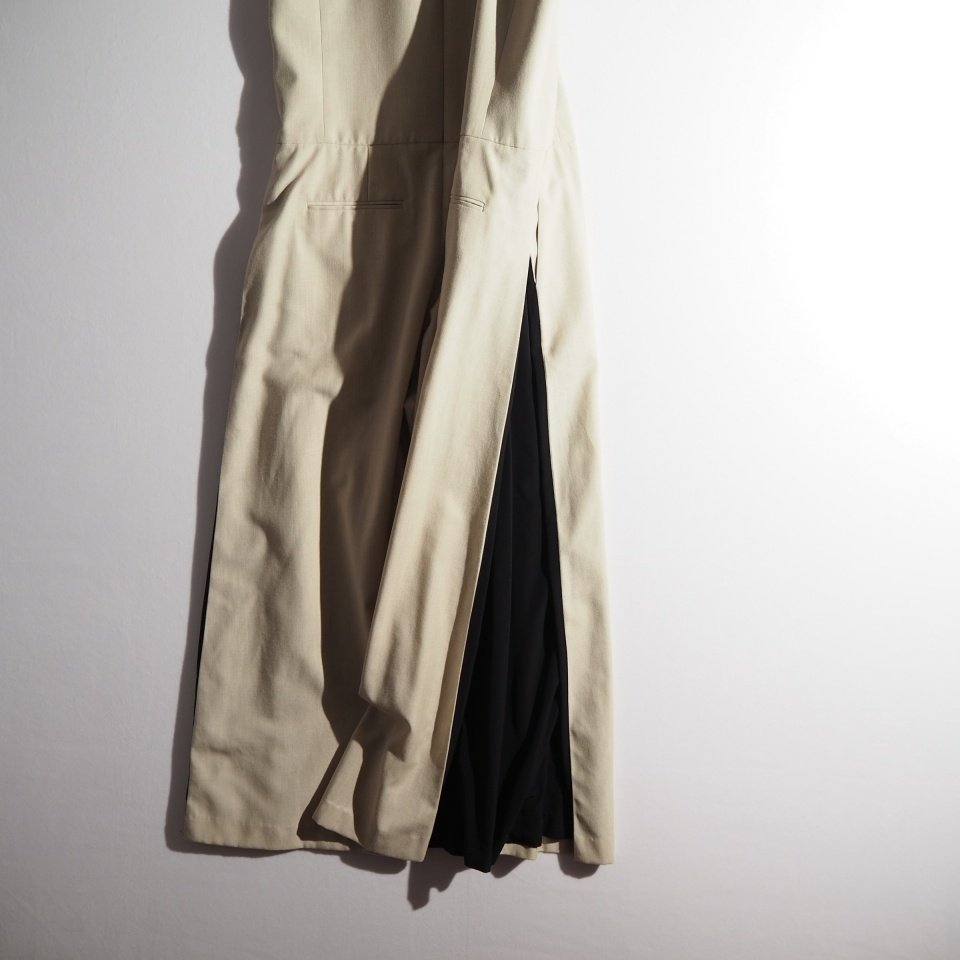 M1782P VADORE Adore Vgimaoks all-in-one beige 38 / wide pants no sleeve Jump suit spring summer rb mks