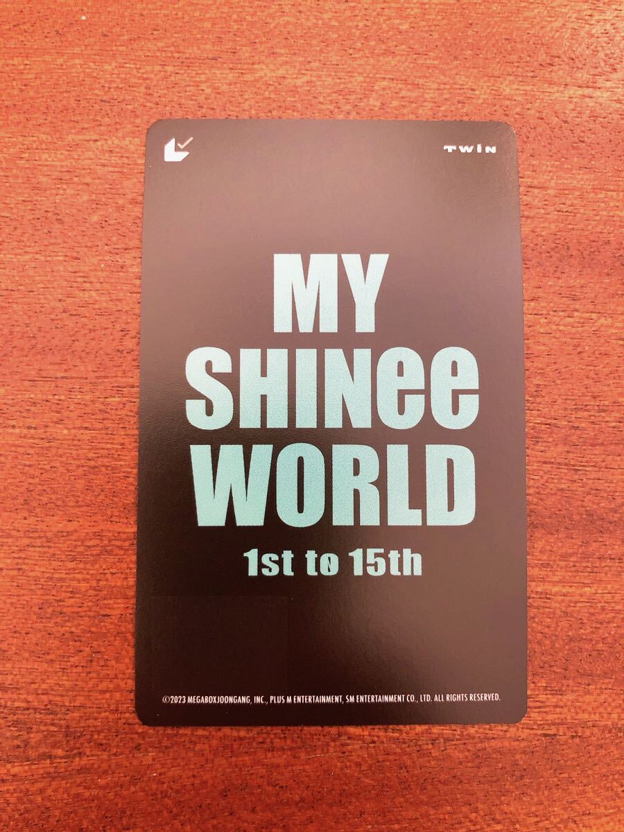 映画「MY SHINee WORLD」ムビチケ+トレカ+フライヤー5枚_画像2