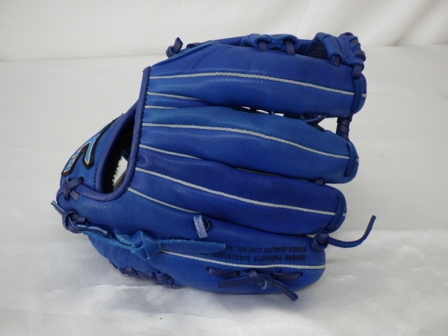 MIZUNO ミズノ グローブ FRANCHISE 左利き用 青 左手装着 左投げ用 野球 スポーツ グラブ 中古品 240309_画像2