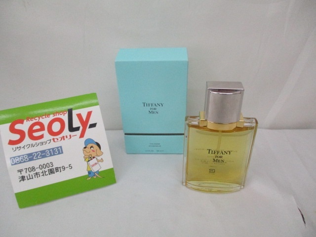 Tiffany for Men ティファニー フォー メン 3.4 oz 100ml Spray Cologne コロン アトマイザー 香水 中古品 240321_画像1