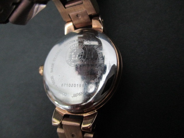 稼働品 CITIZEN シチズン 腕時計 B036-T016600 クロスシー レディース 女性用 中古品 240328の画像4