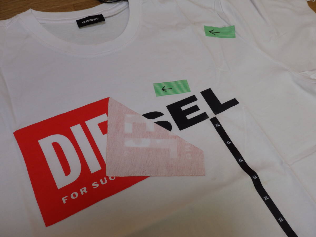 XL②☆アウトレット ディーゼル Tシャツ3枚まとめて DIESEL 未使用ジャンク品◇_画像2