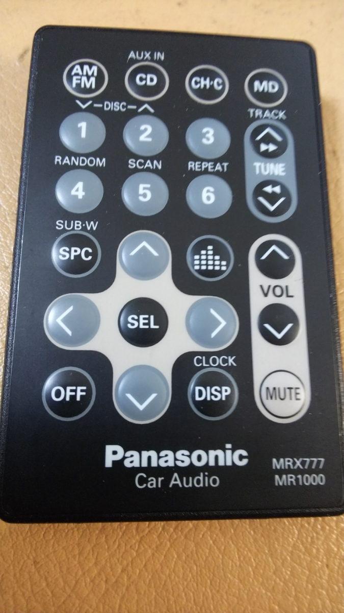 * Panasonic remote control (MRX777*MR1000)