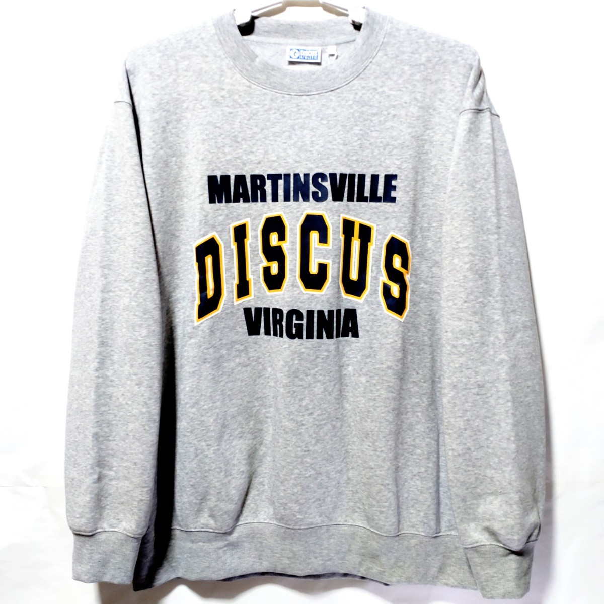 特価/未使用【サイズ=4L(3XL)】DISCUS ATHLETIC/ディスカス アスレチック/メンズ/裏起毛/スウェット/トレーナー/胸囲=110～118cm/杢gray_画像1