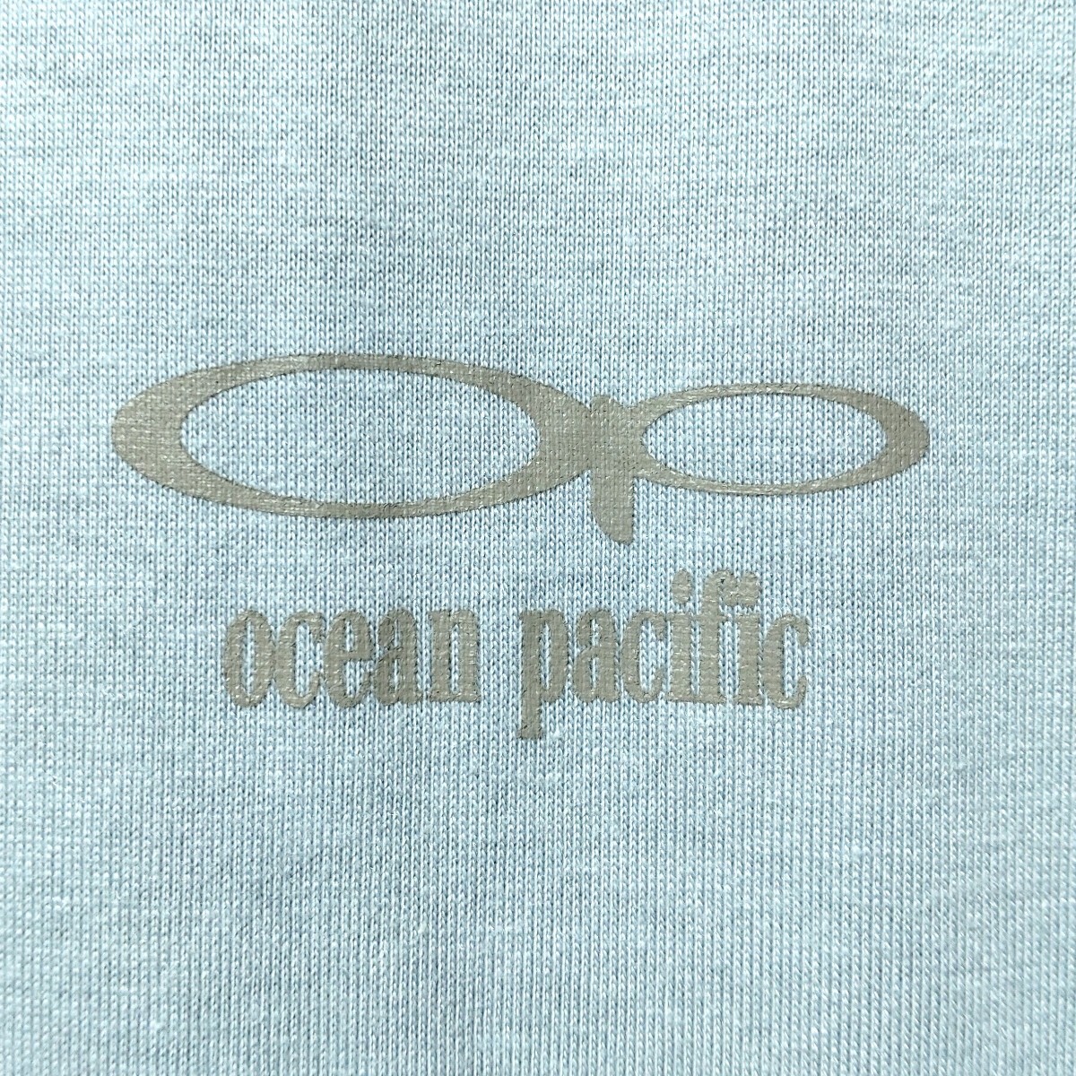  специальная цена / не использовался [ размер =LL]Op/ocean pacific/ Ocean Pacific / дамский / длинный рукав / футболка / грудь =93~101cm/blue.gray