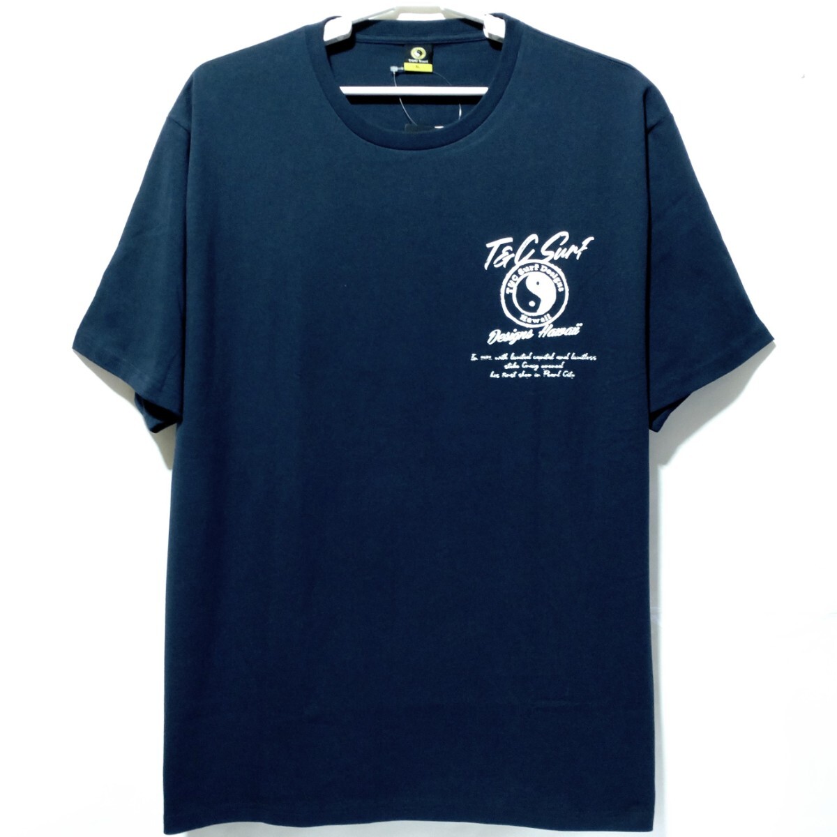 特価/未使用【サイズ=5L(4XL)】T&C surf Designs Hawaii/タウン&カントリー/タウカン/メンズ/半袖/Tシャツ/胸囲=128～136cm/navy_画像3