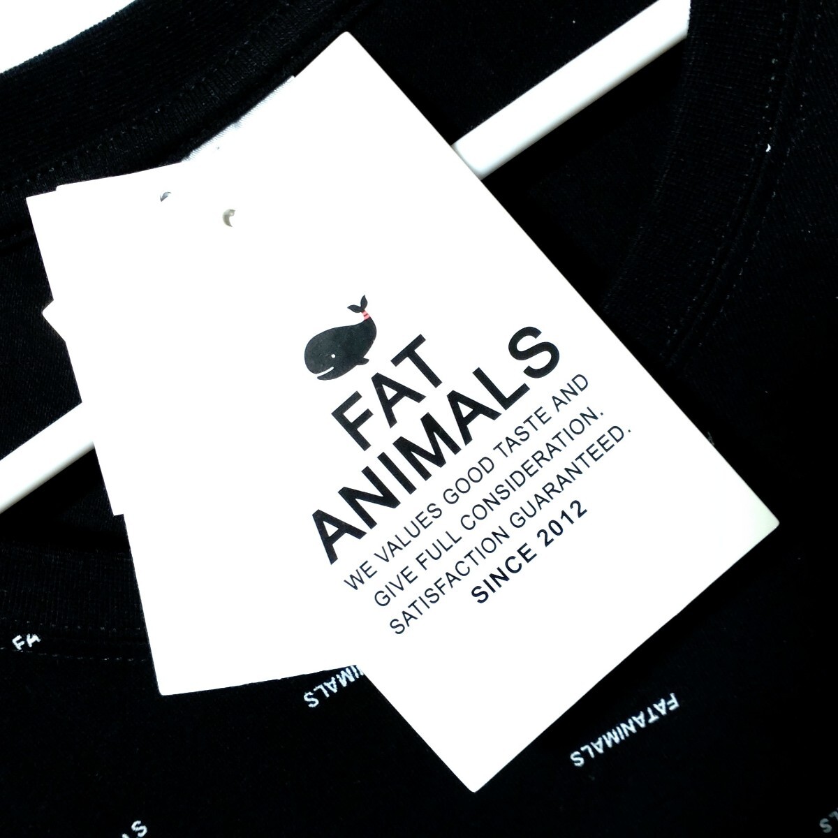 特価/未使用【サイズ=4L(3XL)】FAT ANIMALS/ファット アニマルズ/メンズ/半袖/Tシャツ/胸囲=110～118cm/blackの画像6