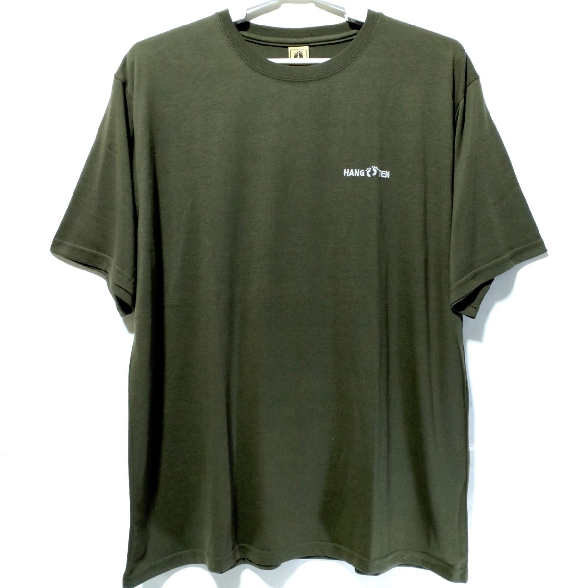 特価/未使用【サイズ=5L(4XL)】Hangten/ハンテン/メンズ/半袖/Tシャツ/胸囲=116～124cm/khakiの画像3