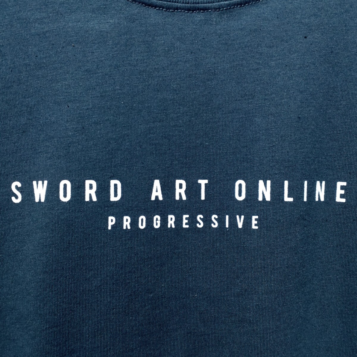 特価/未使用【サイズ=M】 SWORD ART ONLINE/ソード アート オンライン/メンズ/半袖/Tシャツ/ビッグシルエット/胸囲=88～96cm/blue.gray_画像4