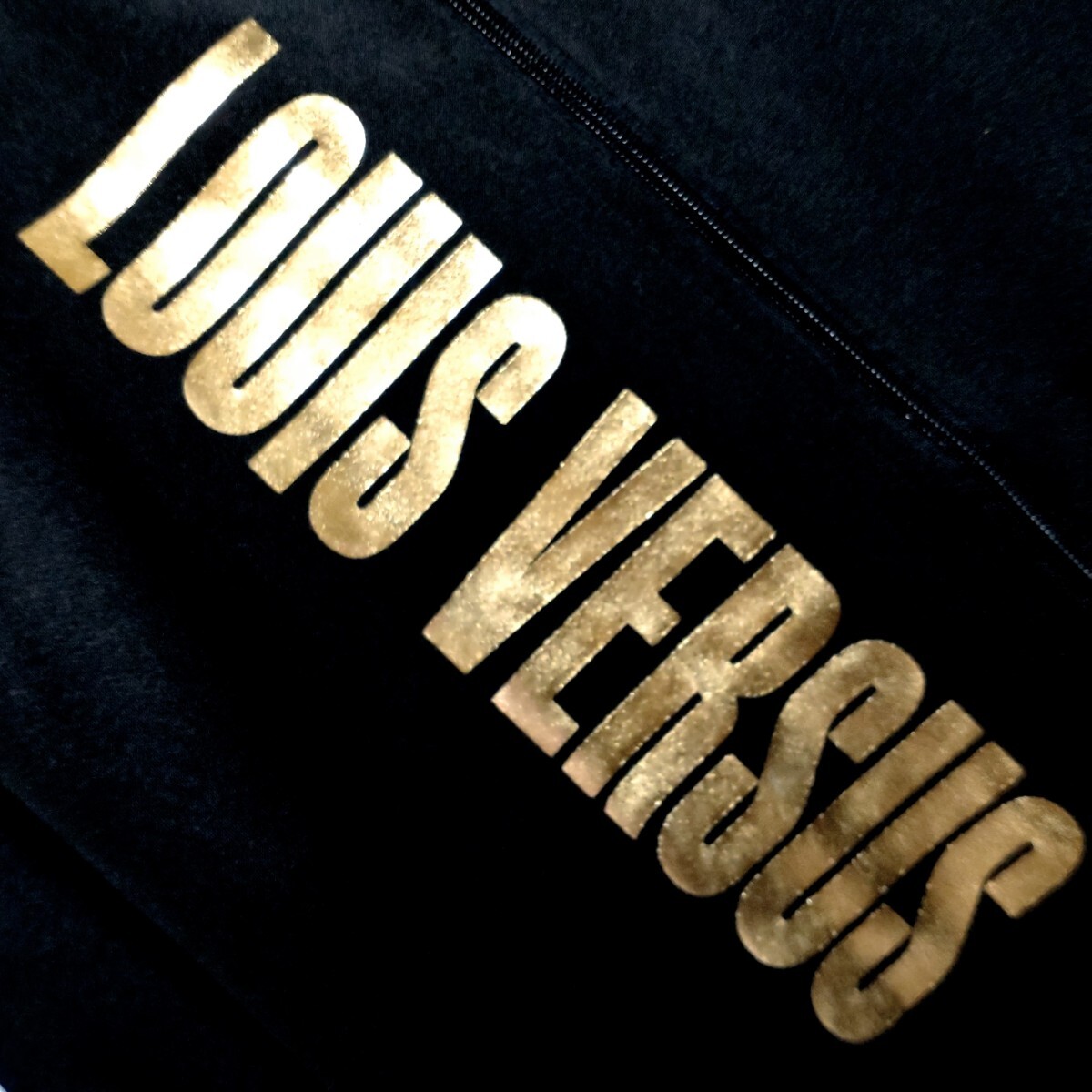 特価/未使用【サイズ=3L(2XL)】LOUIS VERSUS/ルイ バーサス/メンズ/トラックトップ/ジャージ/ジャケット/胸囲=106～114cm/black