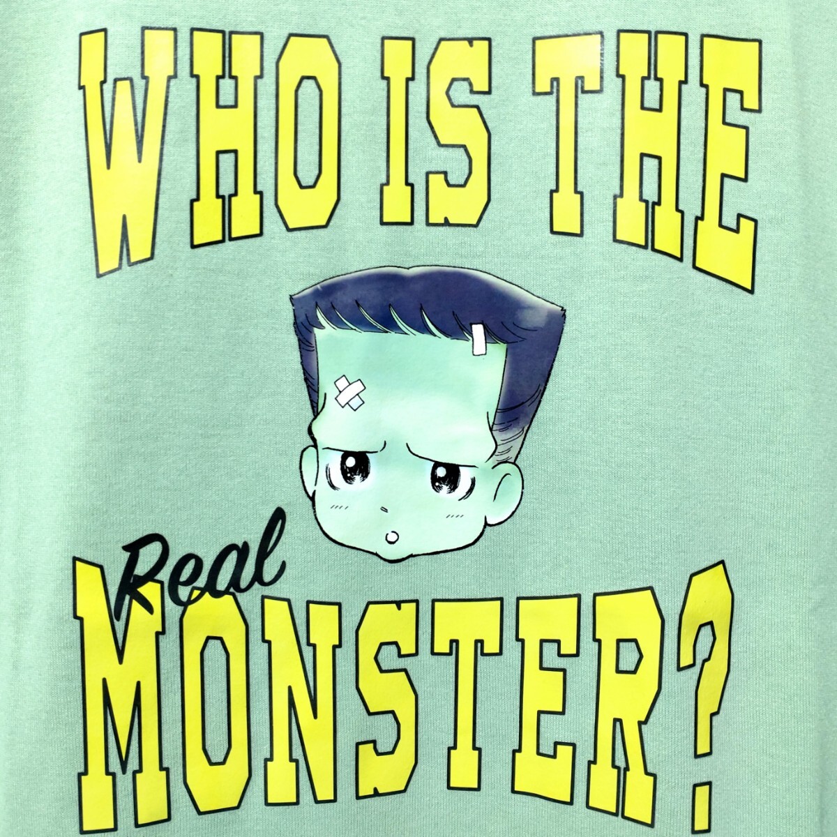 特価/未使用【サイズ=L】 MONSTERS/モンスターズ/ユニバーサル/メンズ/半袖/Tシャツ/ビッグシルエット/胸囲=96～104cm/light.green