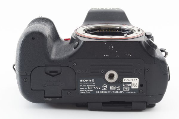 #o127★ジャンク★ ソニー SONY α77 ボディ SLT-A77V_画像6