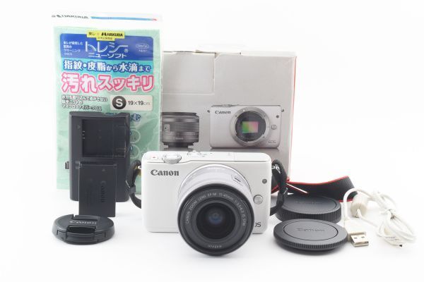 #r43★美品★ キヤノン Canon EOS M10 15-45mm レンズセット_画像1