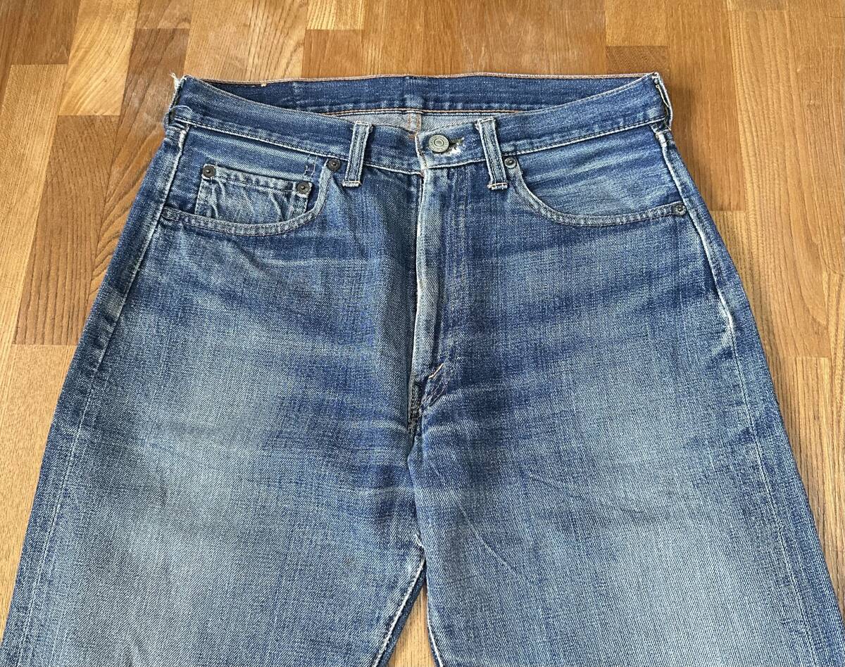 60s vintage Levi's 505 BIGE 耳付 赤耳 8刻印 デニムパンツ ヴィンテージ オリジナル 古着_画像1