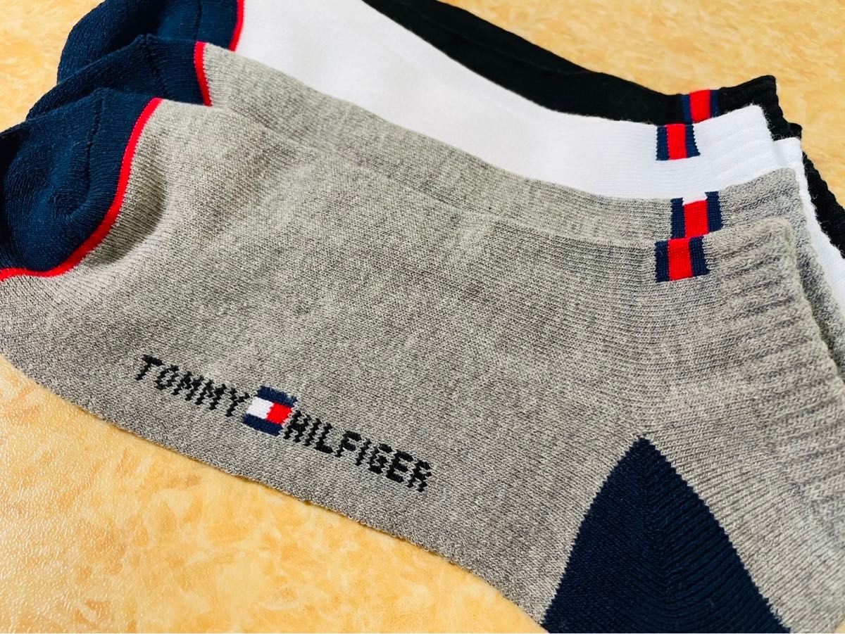 TOMMY FILFIGER トミーヒルフィガー ソックス　靴下　3組セット
