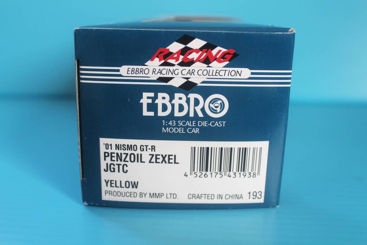 エブロ 1/43 スカイライン JGTC2001 PENZOIL ZEXEL ペンゾィル・ゼクセル GT-R _画像3