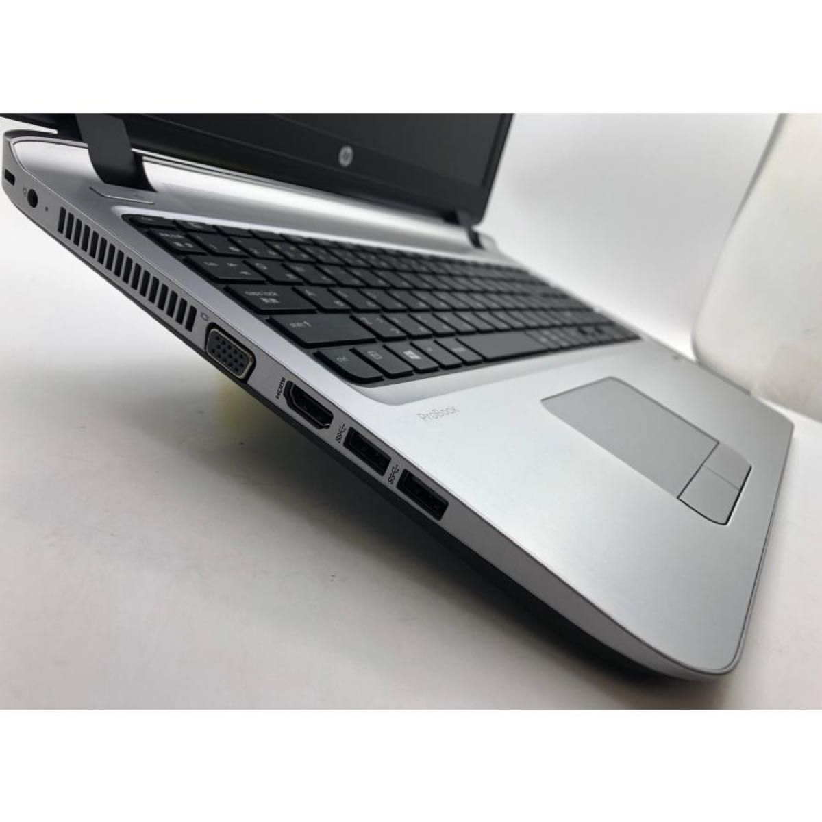 中古ノートパソコン【HP 455 G3】DVD-RW, カメラ Windows 11, メモリ 8GB, 新品SSD 256GB